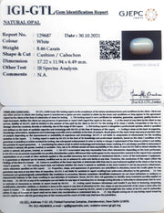 9.39 Ratti Natural Opal with Govt. Lab Certificate (832)